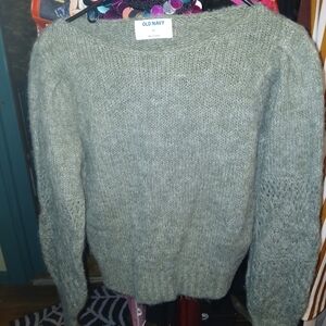 Old Navy Olive Knit Pullover